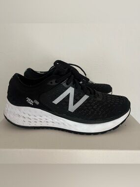 New Balance Black and White Fresh Foam 1080 Running Shoes